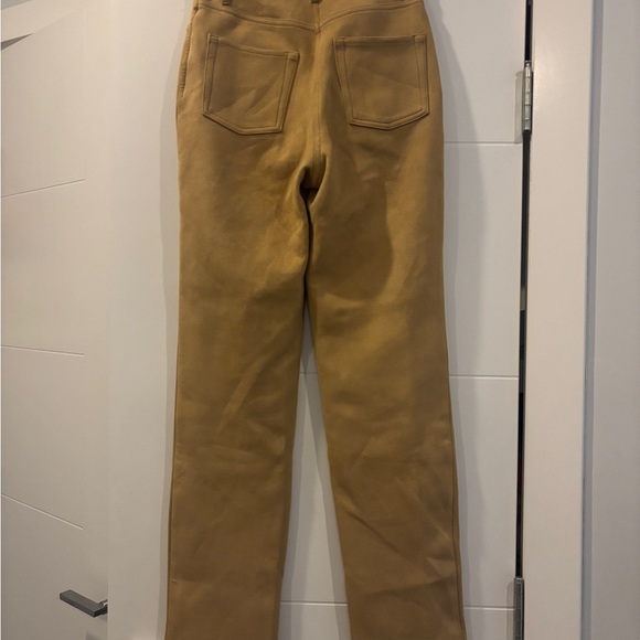 Wilfred Aritzia Melina Tan Faux Suede Pants - Picture 6 of 6